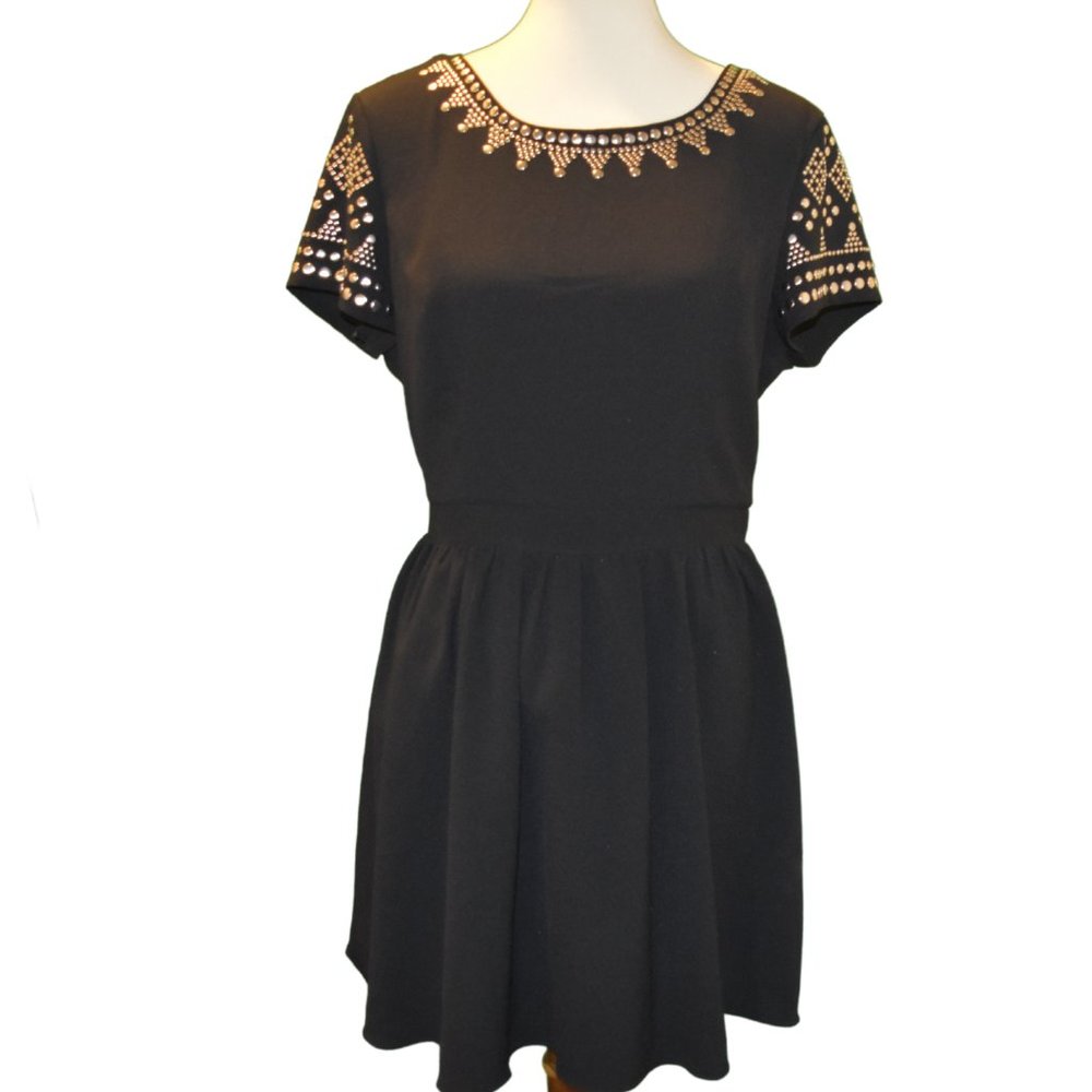 Staring At Stars Black mini dress